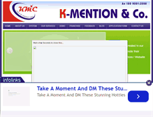 Tablet Screenshot of kmention.com